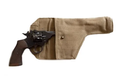 Pistola con fondina Stock Photos