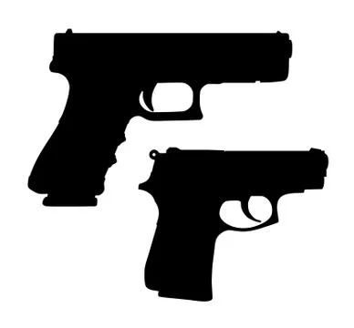 Pistols Stock Illustration