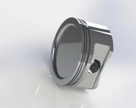 Piston 3D render Stock-Illustration