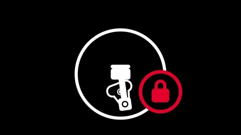 Piston Engine Component Parts Locked Stock Footage 334343009