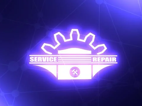 Piston icon. Design element for branding Stock Illustration
