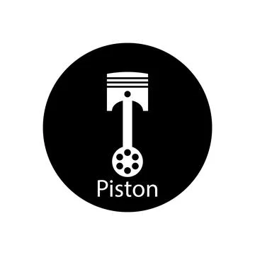 Piston icon vector Stock Illustration