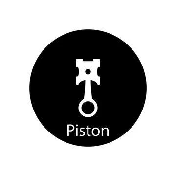Piston icon vector Stock Illustration
