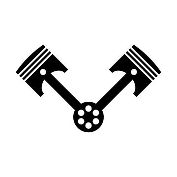 Piston icon vector Stock Illustration