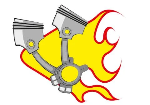 Piston Stock Illustration