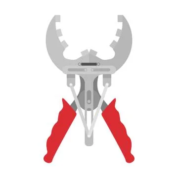 Piston Ring Quick Installer Remover Engine Pliers tool vector flat illustrati Stock Illustration