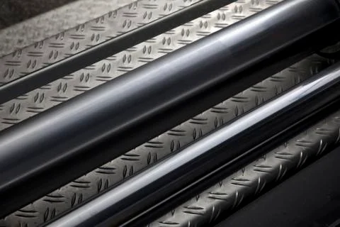 Piston shafts. Stock Photos
