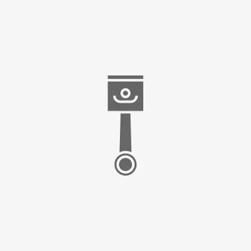Piston vector icon Stock Illustration