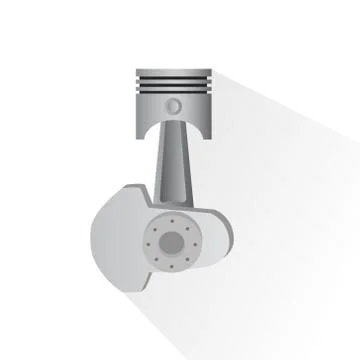 Pistons engine ,vector illustrations .esp 10 Stockillustratie