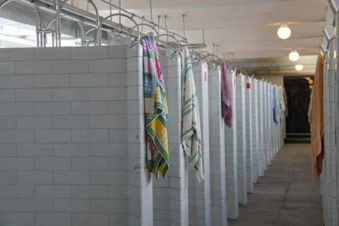 Pit Baths. Stock Photos