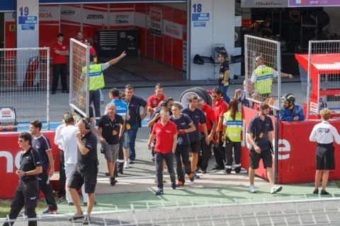 Pit crew 写真素材