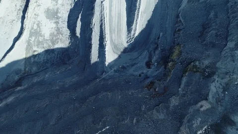 Pit on open-pit mining of minerals in Russia, Siberia Video stock 103321939