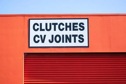 Pit Stop auto mechanics store Stock Photos