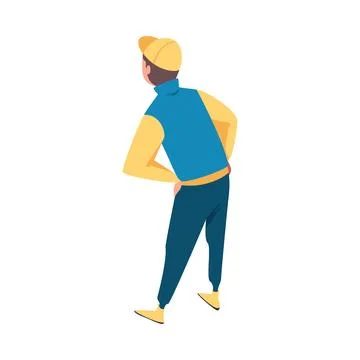 Pit Stop with Man Character Repair Motor Car Vector Illustration Stock Illustration
