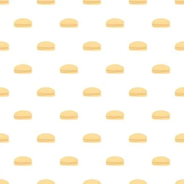Pita bread flatbread pattern food background seamless design イラスト素材