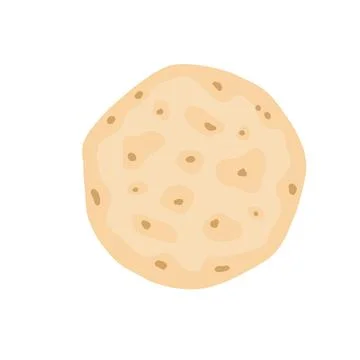 Pita bread. Ingredient for making kebabs and burritos. Unleavened wheat cake Stock Illustration