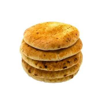 Pita bread isolated Stock Photos