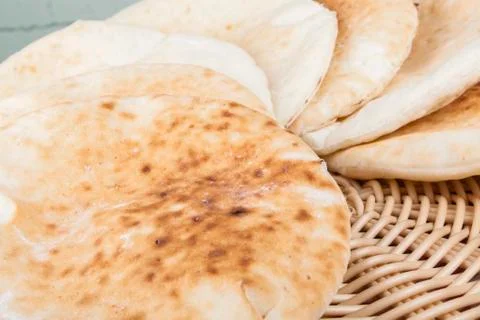 Pita close-up Stock Photos