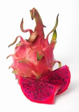 Pitahaya on a white background Stock Photos