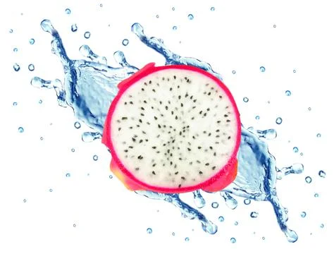 Pitaya splash Stock Photos