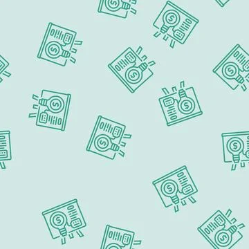 Pitch technical sales engineer line seamless pattern 스톡 일러스트