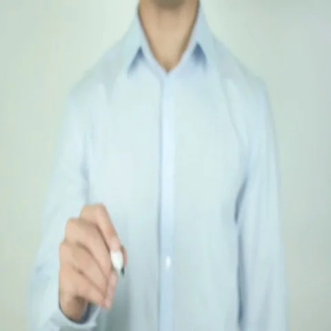 Pitch, Writing On Transparent Screen Stock Footage 69703433