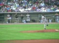 Pitcher Delivers Ball SD Footage