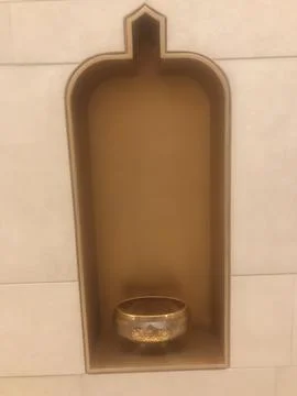 A pitcher kept in the rake Stock Photos