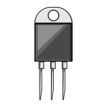 Pitcher microchip cartoon vector illustration Illustrazione stock