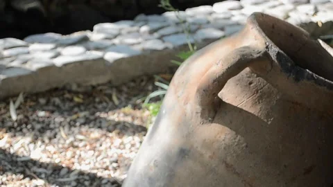 Pitcher near the river Stock Footage 94851004