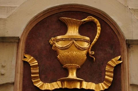 Pitcher relief. Stock Photos