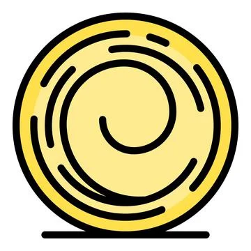 Pitchfork bale icon vector flat Illustrazione stock