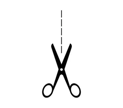 Pitchfork icon which cuts on white background Stock Illustration
