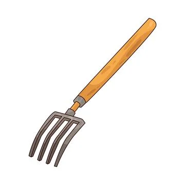 Pitchfork illustration Stock Illustration