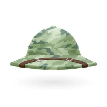 Pith helmet Stock Illustration
