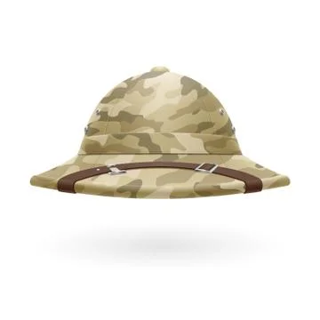 Pith helmet Stock Illustration