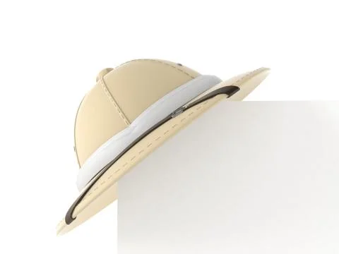 Pith helmet Stock Illustration