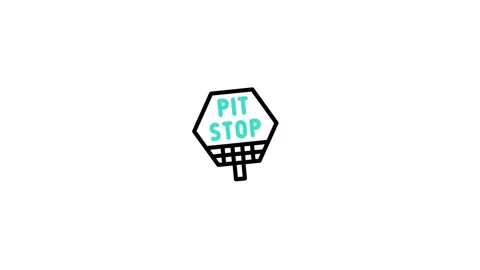 Pitstop Animated Icon Stock Footage 320234957