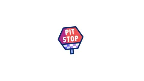 Pitstop Animated Icon Stock Footage 320234998