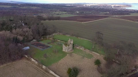 Pitteadie Castle Stock Footage 102577687