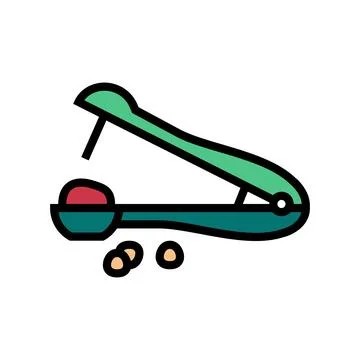 Pitter cherry color icon vector illustration Stock Illustration