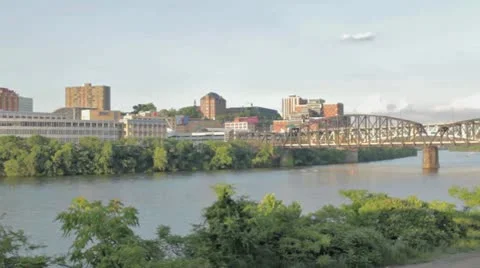 Pittsburgh Bridge Video stock 8989843