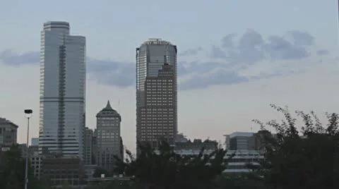 Pittsburgh City Scape Video stock 8989809