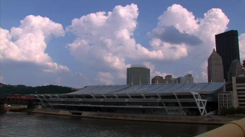 Pittsburgh Convention Center 836 - Time Lapse Stock Footage