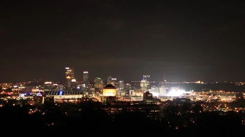 Pittsburgh Night Timelapse Stock-Footage 137560076
