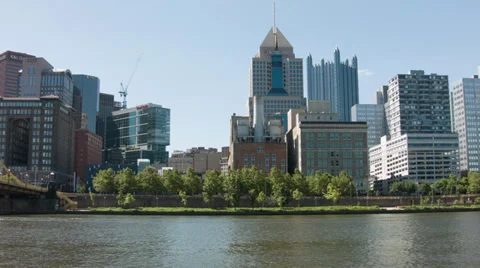 Pittsburgh Noth Shore Stock-Footage 39655193