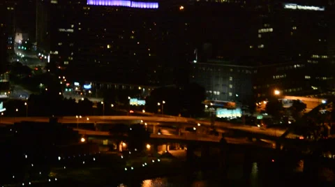 Pittsburgh Pa at night Stock Footage 40732811