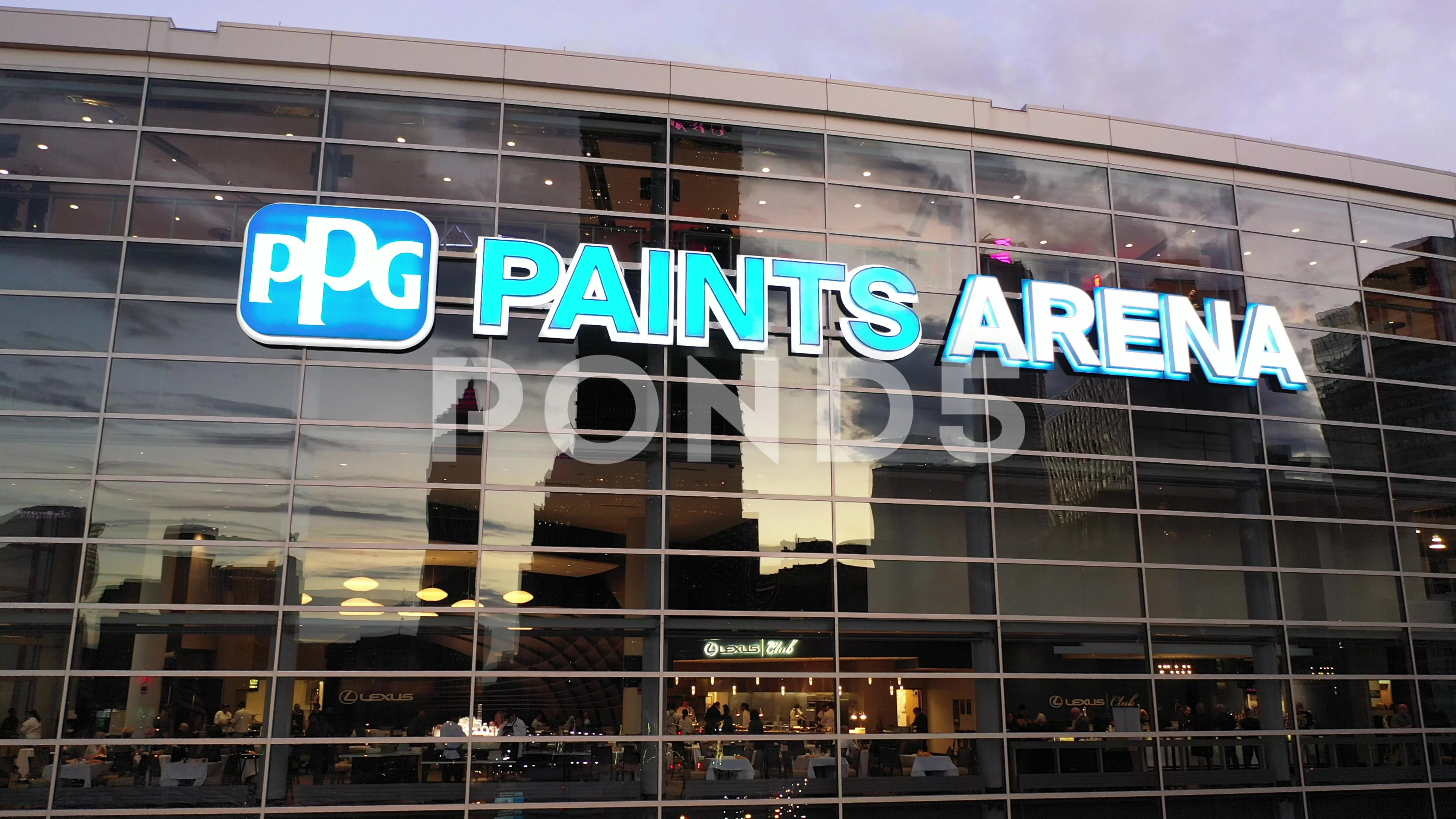 Pittsburgh PPG Paints Arena Stock Video - Video of outside, pittsburgh:  182884379