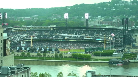 Pittsburgh Pirates Stadium Stock Footage 55682447