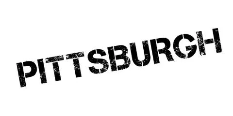 Pittsburgh rubber stamp Stock Illustration